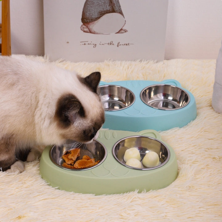 Bowl Drinking Water Feeding Pet Rice Basin