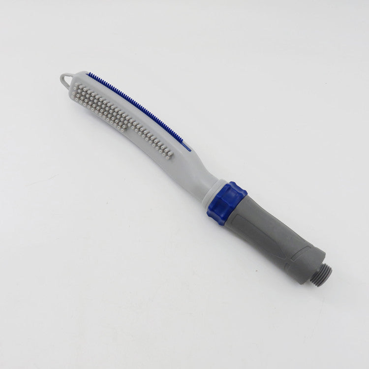 Pet Bath Brush With Shower Water Hose Attachment