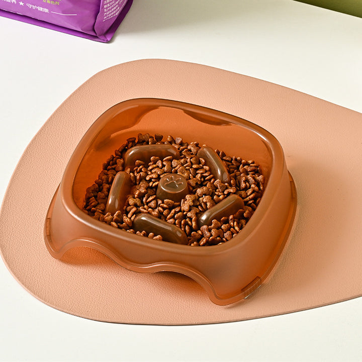 Anti Choking Slow Feed Pet Bowl For Safe Feeding Use