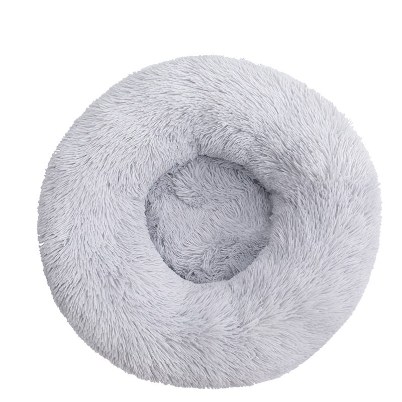 Round Cotton Warm Pet Winter Sleeping Bed