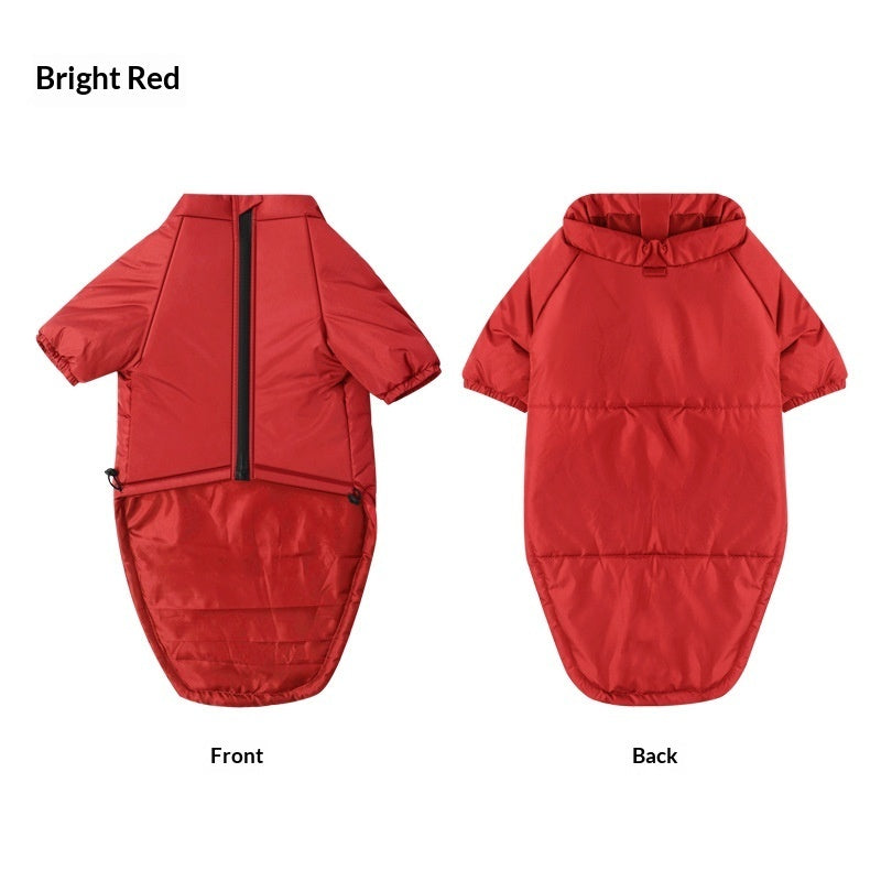 Cotton Two Leg Pet Jacket Comfortable Warm Wear