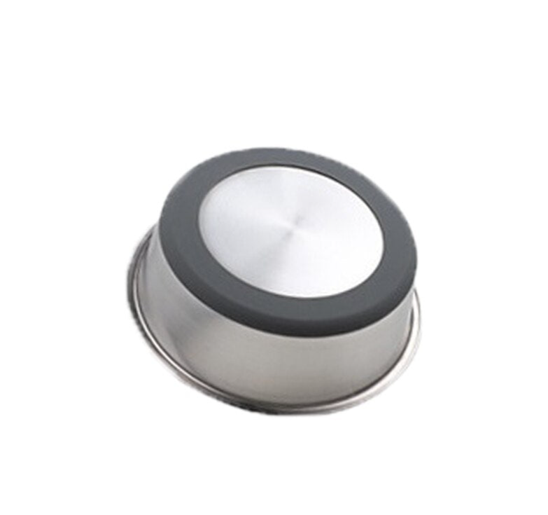 Silicone And Stainless Steel Pet Feeding Bowl For Food And Water