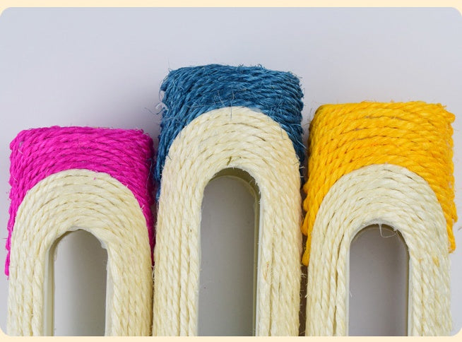 Triple Sisal Drum Interactive Pet Toy