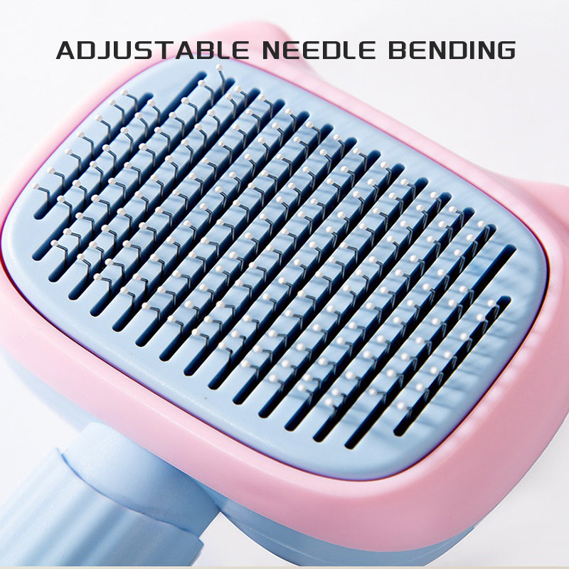 Pet Deshedding Grooming Brush For Hair And Fur Removal Tool