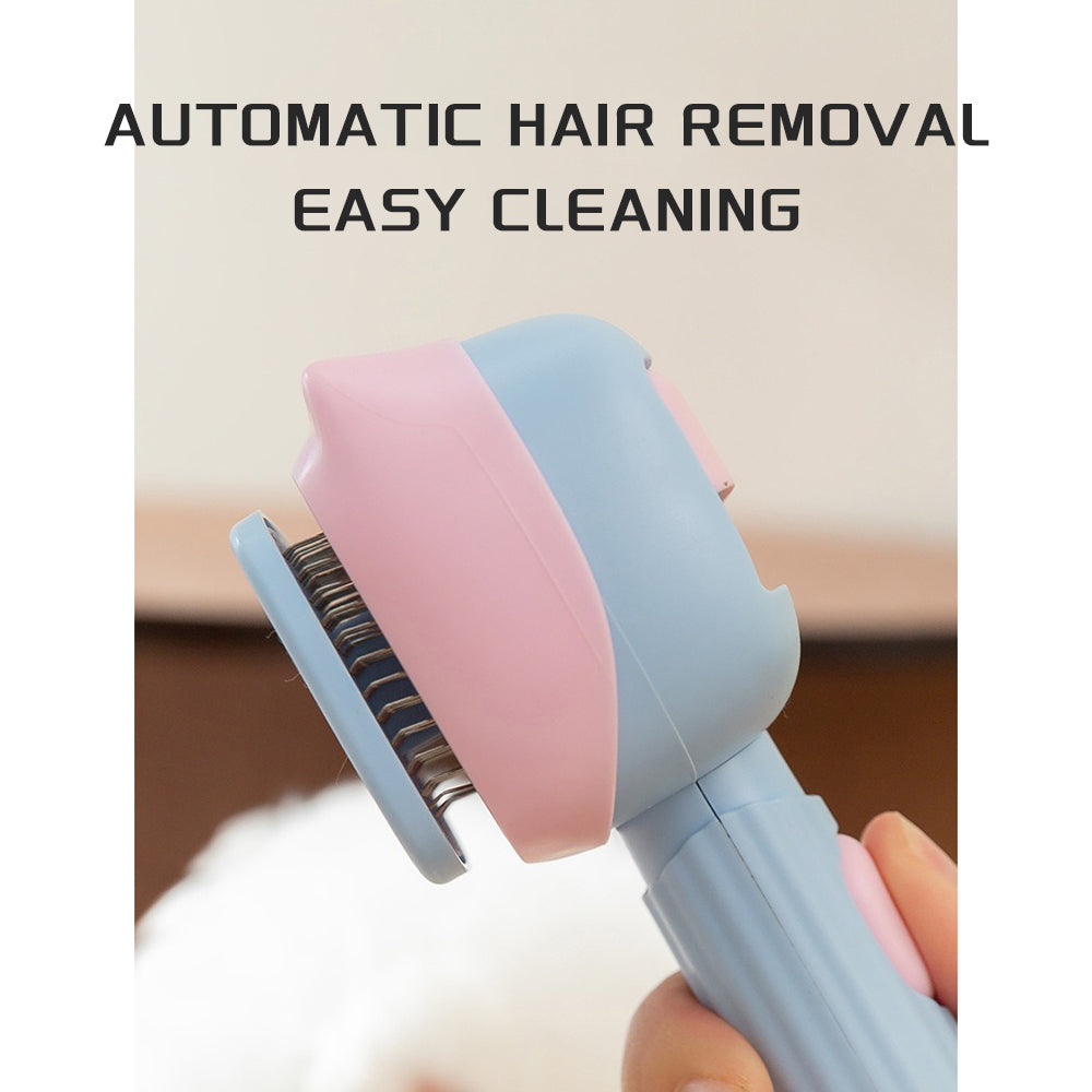 Pet Deshedding Grooming Brush For Hair And Fur Removal Tool