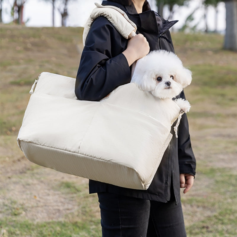 Portable Pet Car Seat With Adjustable Safety Leash For Travel