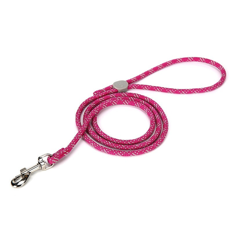Colorful Adjustable Sliding Pet Leash For Daily Walking Use