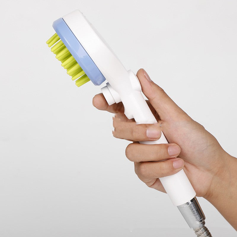 Pet Bath Massage Comb With Shower Head Cleaning Tool