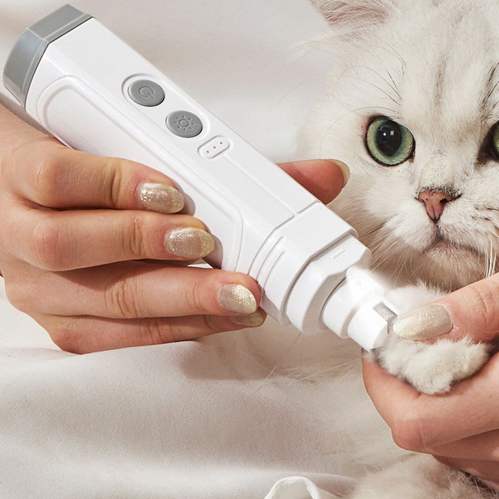 High Power Automatic Pet Nail Trimming Device With Dual Lamp