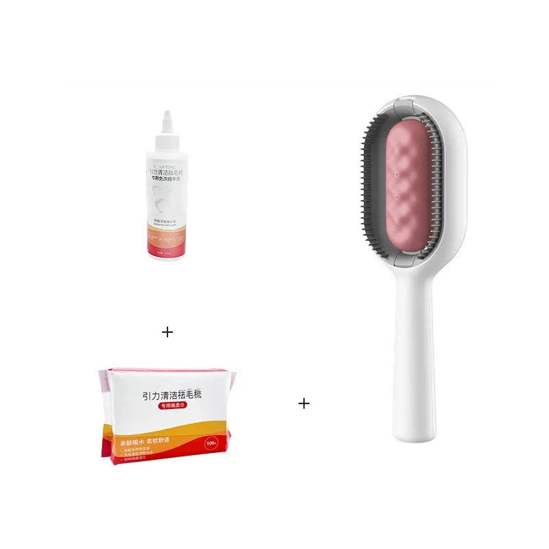 Pet Dematting Grooming Brush For Hair Removal And Cleaning Tool
