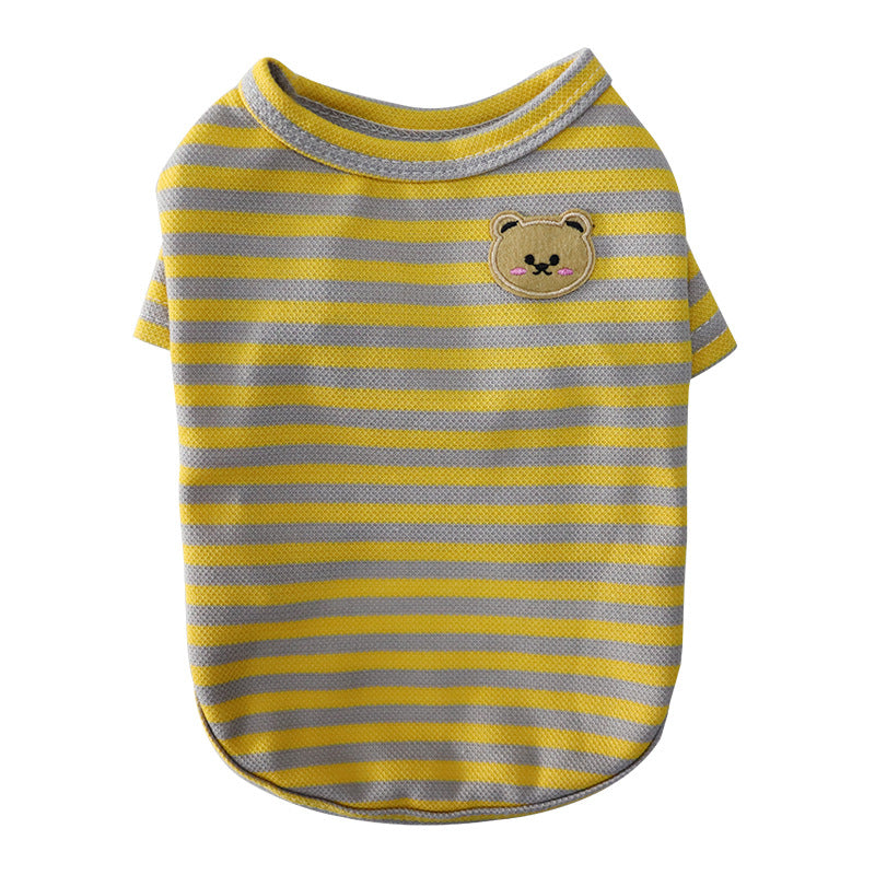 Summer Breathable Pet T Shirt Lightweight Apparel