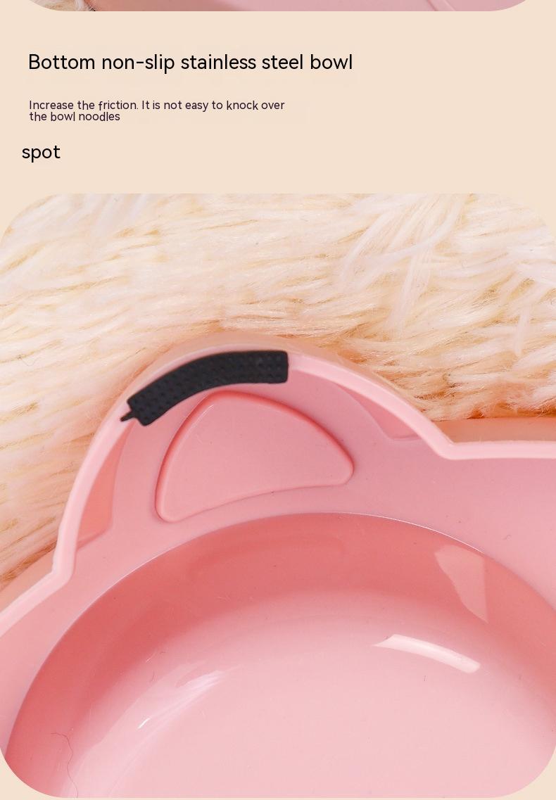 Bowl Drinking Water Feeding Pet Rice Basin
