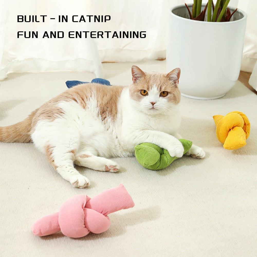 Natural Cotton Knot Chew Tug Interactive Pet Rope Toy