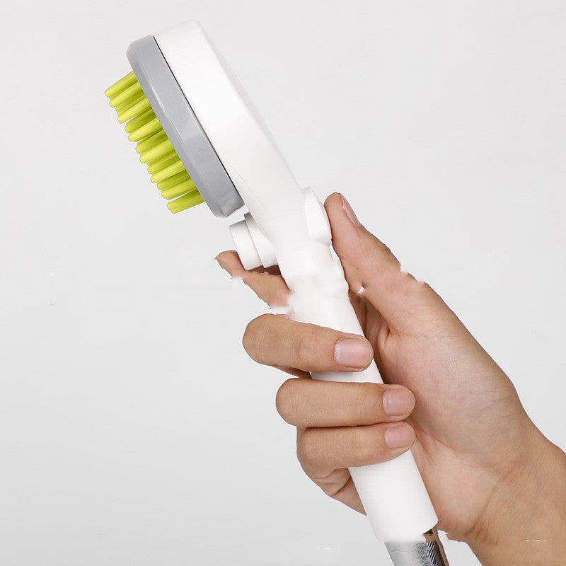 Pet Bath Massage Comb With Shower Head Cleaning Tool