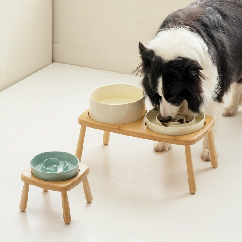 Slow-Feeding Anti-Choking Feeder Tip-Proof Bowl