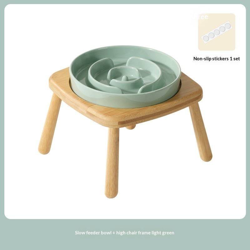 Slow-Feeding Anti-Choking Feeder Tip-Proof Bowl